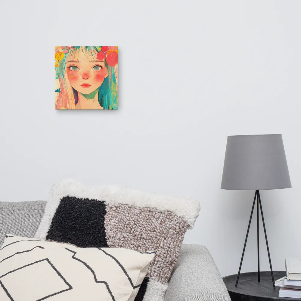 Whimsical Blossom | Canvas | 12″×12″