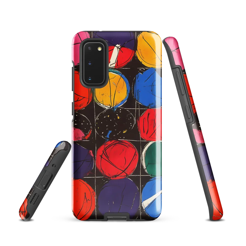 Colorful Circles in Abstract Harmony