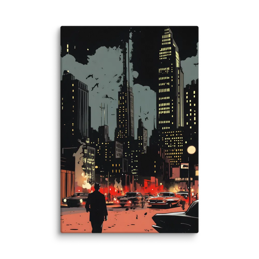 Urban Shadows: A Noir Night | Art Print