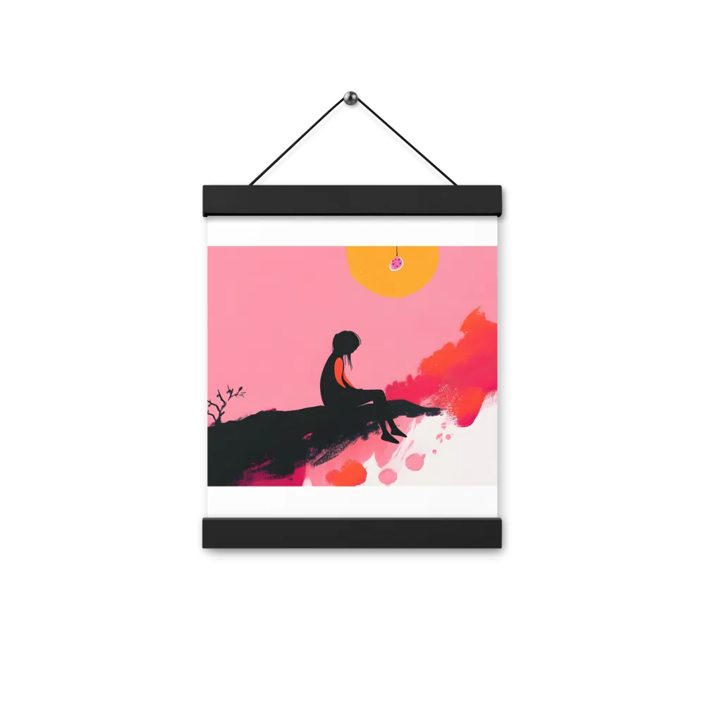 Whispers of the Sun | Poster With Black Wood Hanger | 8″×10″