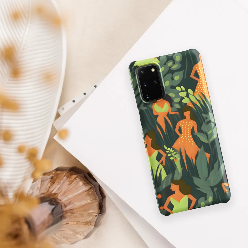 Playful Harmony in Patterns | Phone Case |  S20 Plus | Snap Case | Matte