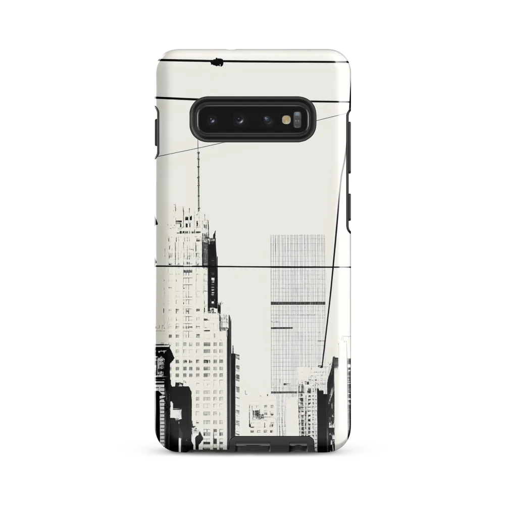 Urban Minimalism: A Study in Lines | Phone Case |  S10 Plus | Tough Case | Glossy