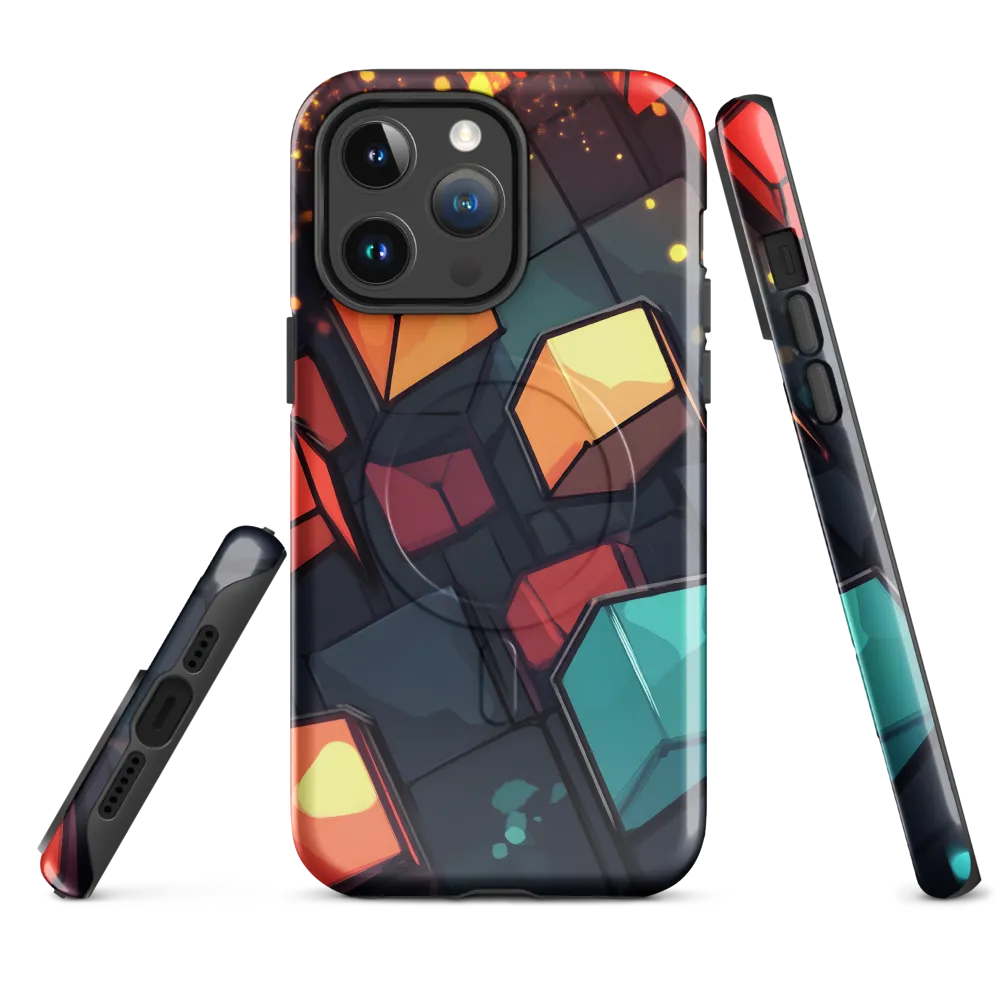 Illuminated Geometry | Phone Case |  14 Pro Max | MagSafe® Tough Case | Glossy
