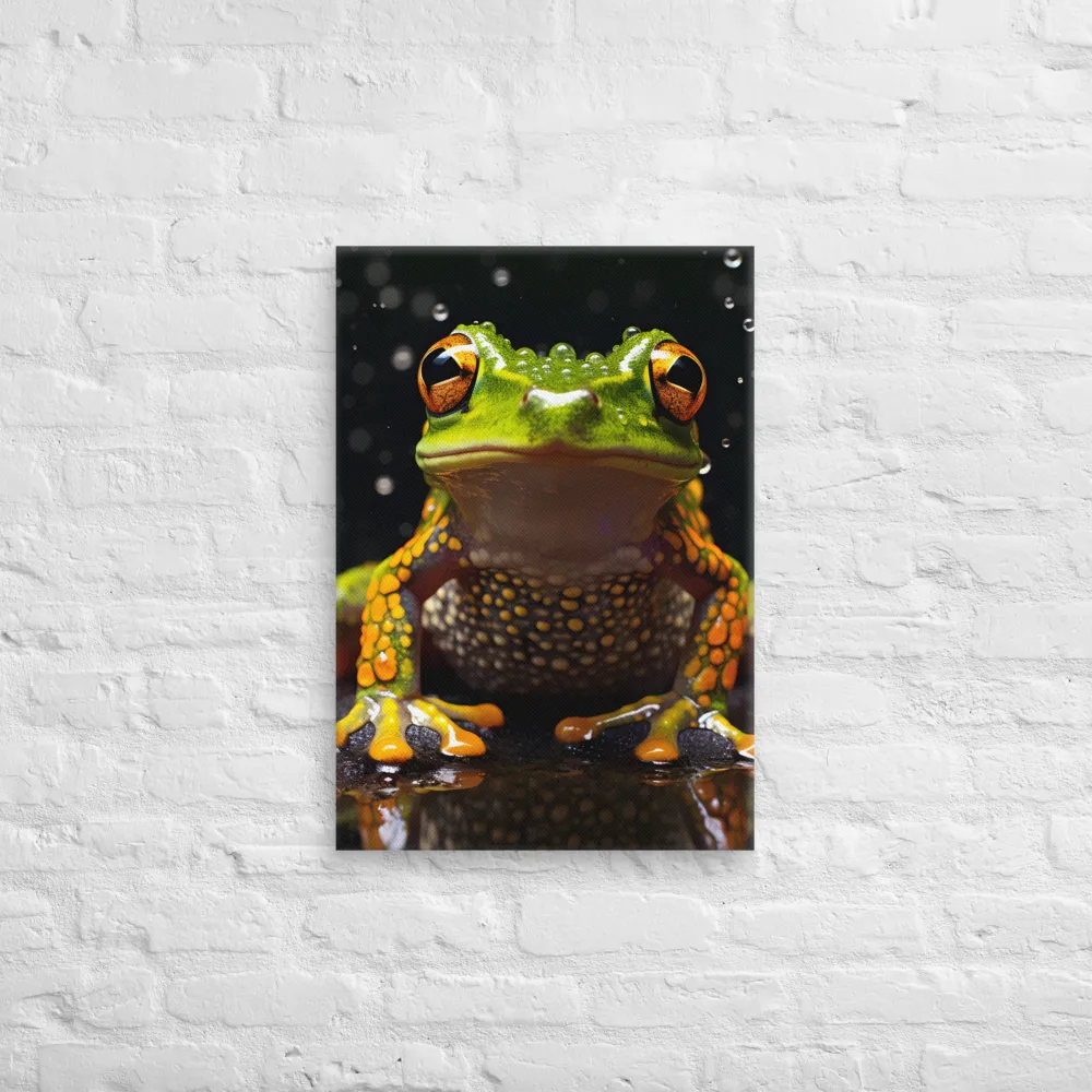 Emerald Elegance: The Frog in Focus