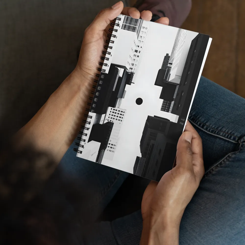 Urban Void: A Minimalist Exploration | Spiral Notebook