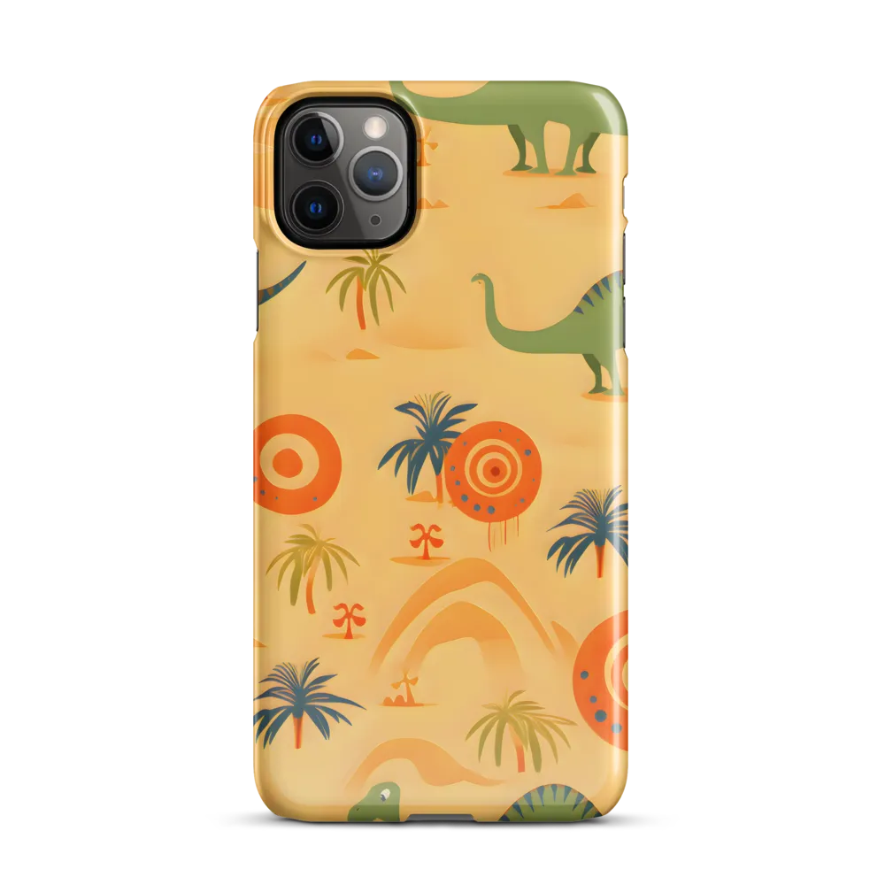 Dinosauria Delight: A Colorful Prehistoric Adventure | Phone Case |  11 Pro Max | Snap Case | Glossy