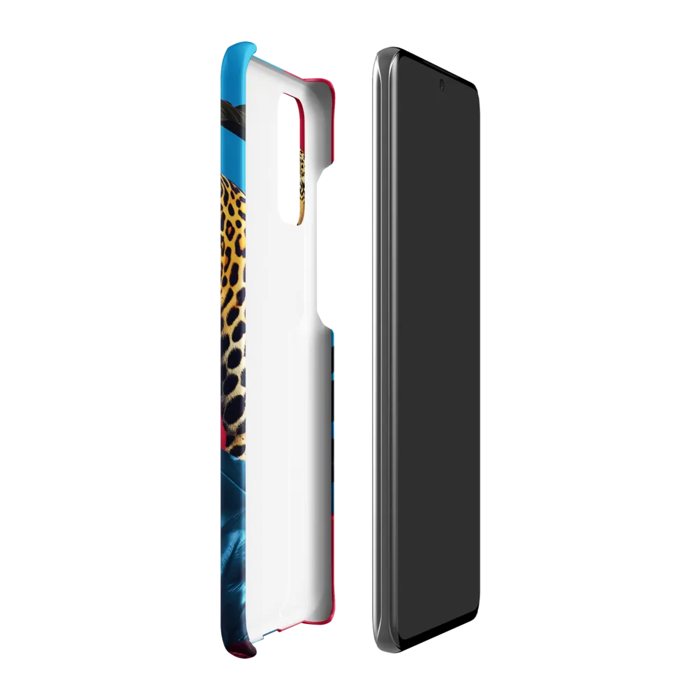 Playful Leopard in Vibrant Paradise