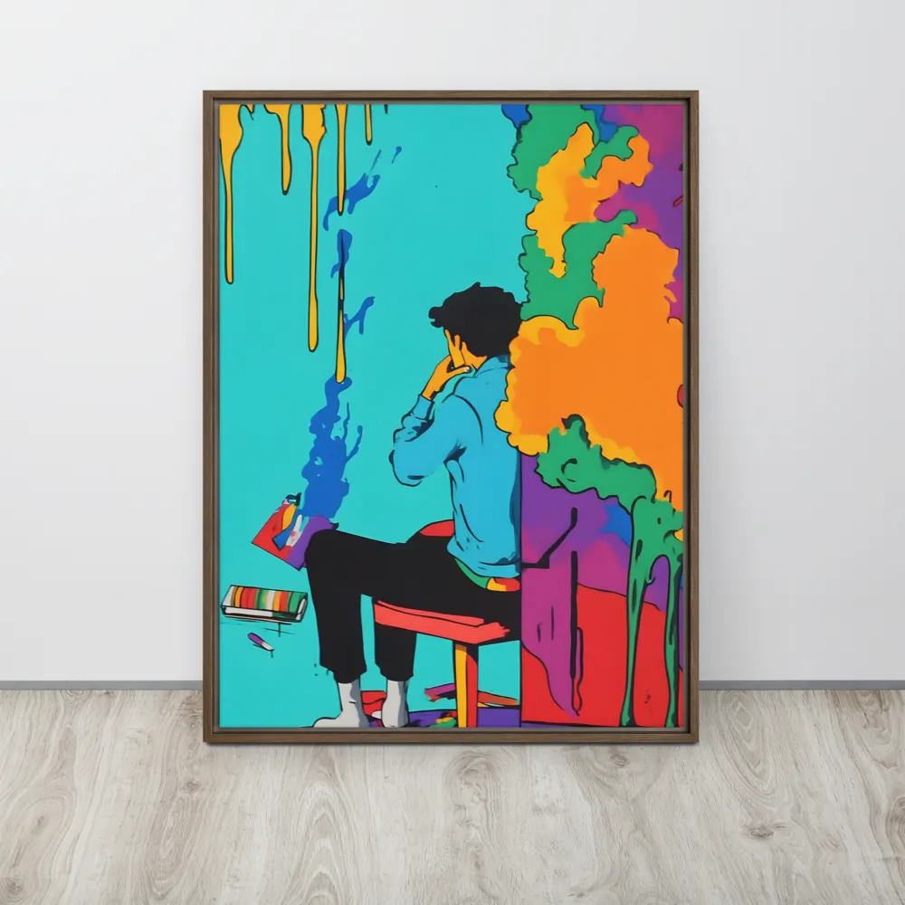 The Artist Within | Canvas with Brown Frame | 24″×32″