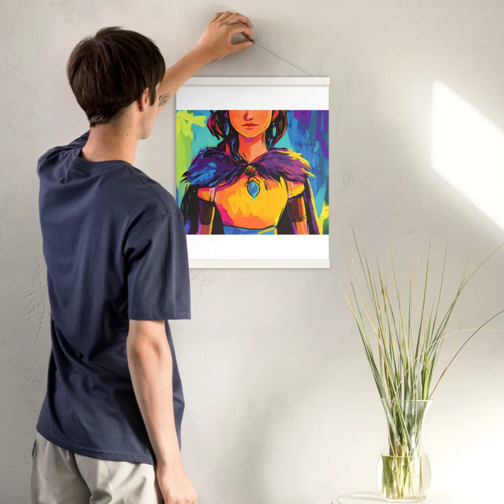 Guardian of Colors | Poster With White Wood Hanger | 16″×20″