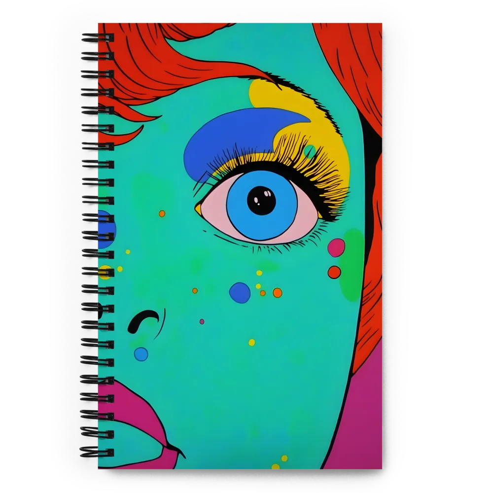 Vibrant Gaze | Spiral Notebook