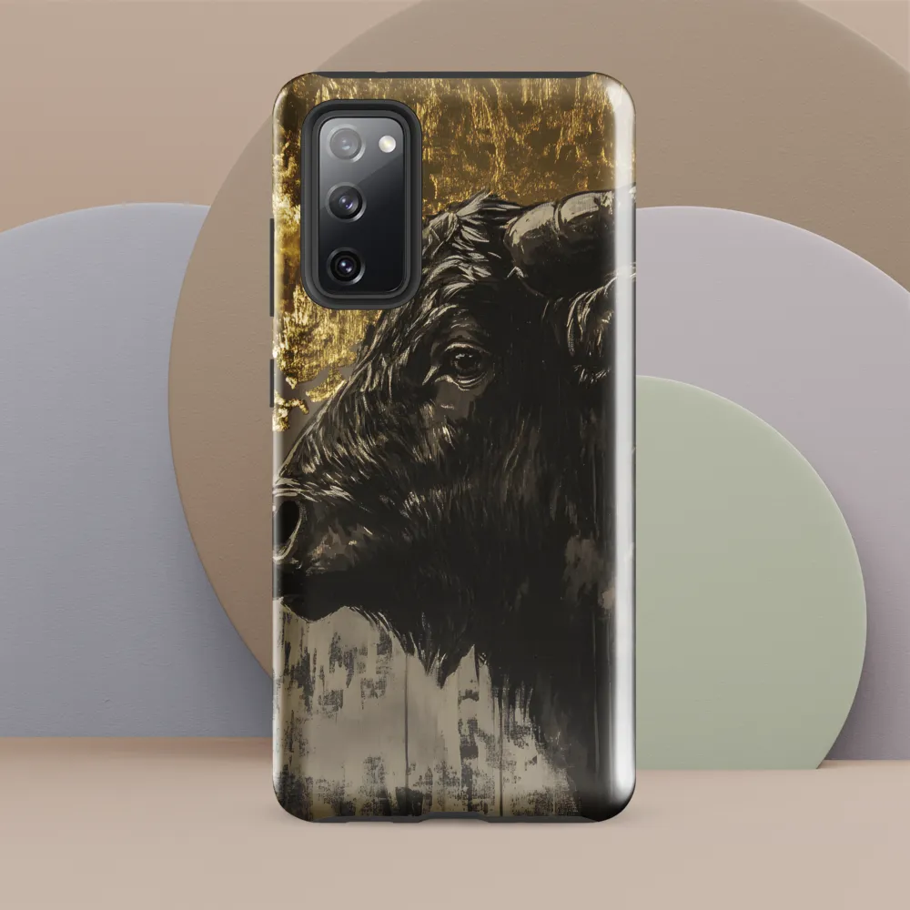 Gilded Bison in Profile