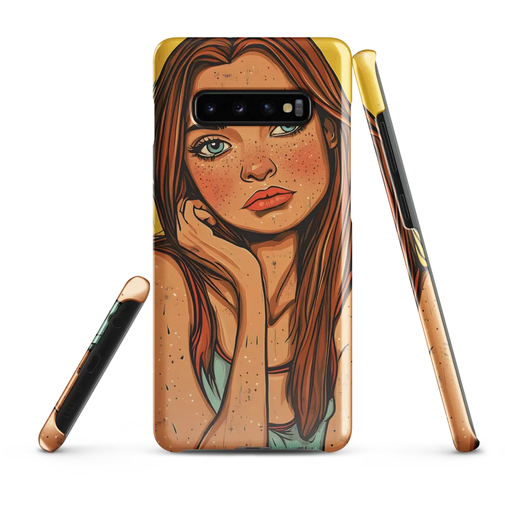 Contemplative Muse | Phone Case |  S10 Plus | Snap Case | Glossy