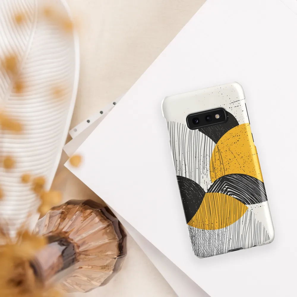 Dynamic Harmony in Black and Yellow
