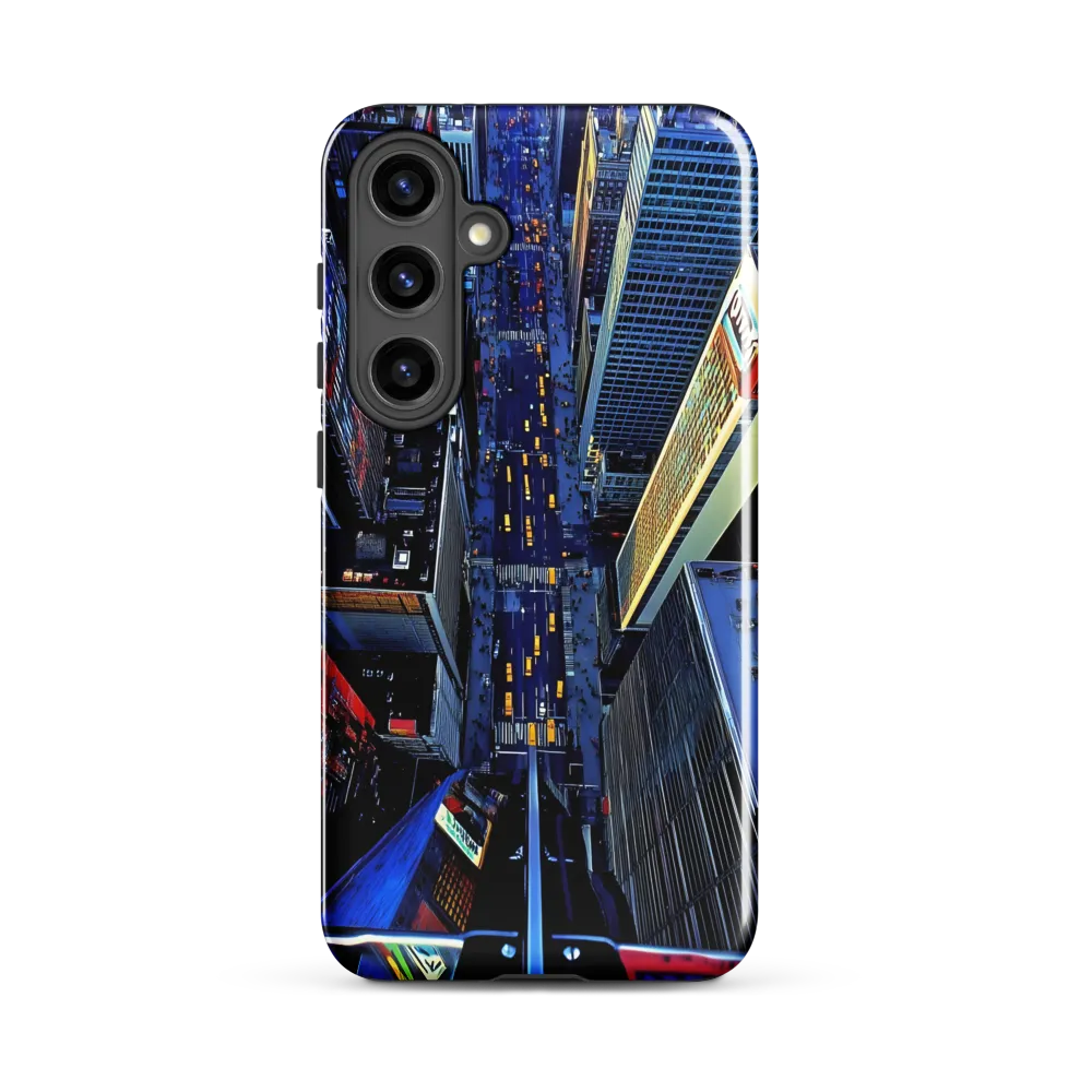 Urban Energies: Aerial View of the City | Phone Case |  S24 Plus | Tough Case | Glossy