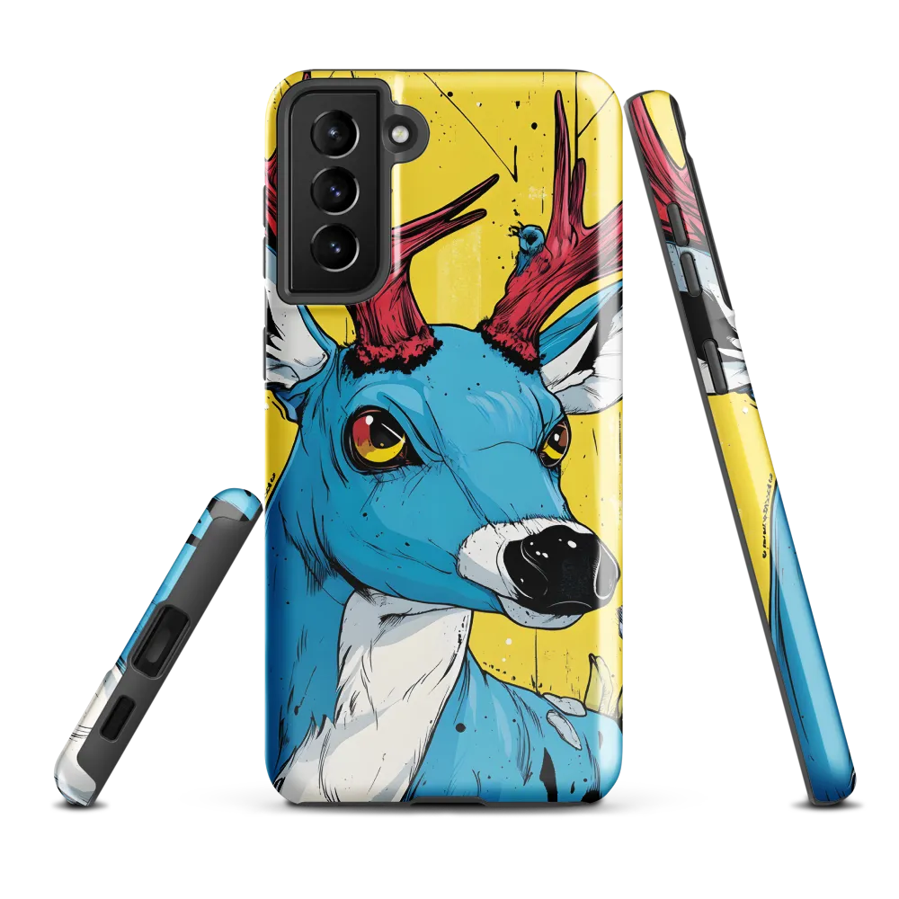 Vivid Antlers: A Modern Take on Nature