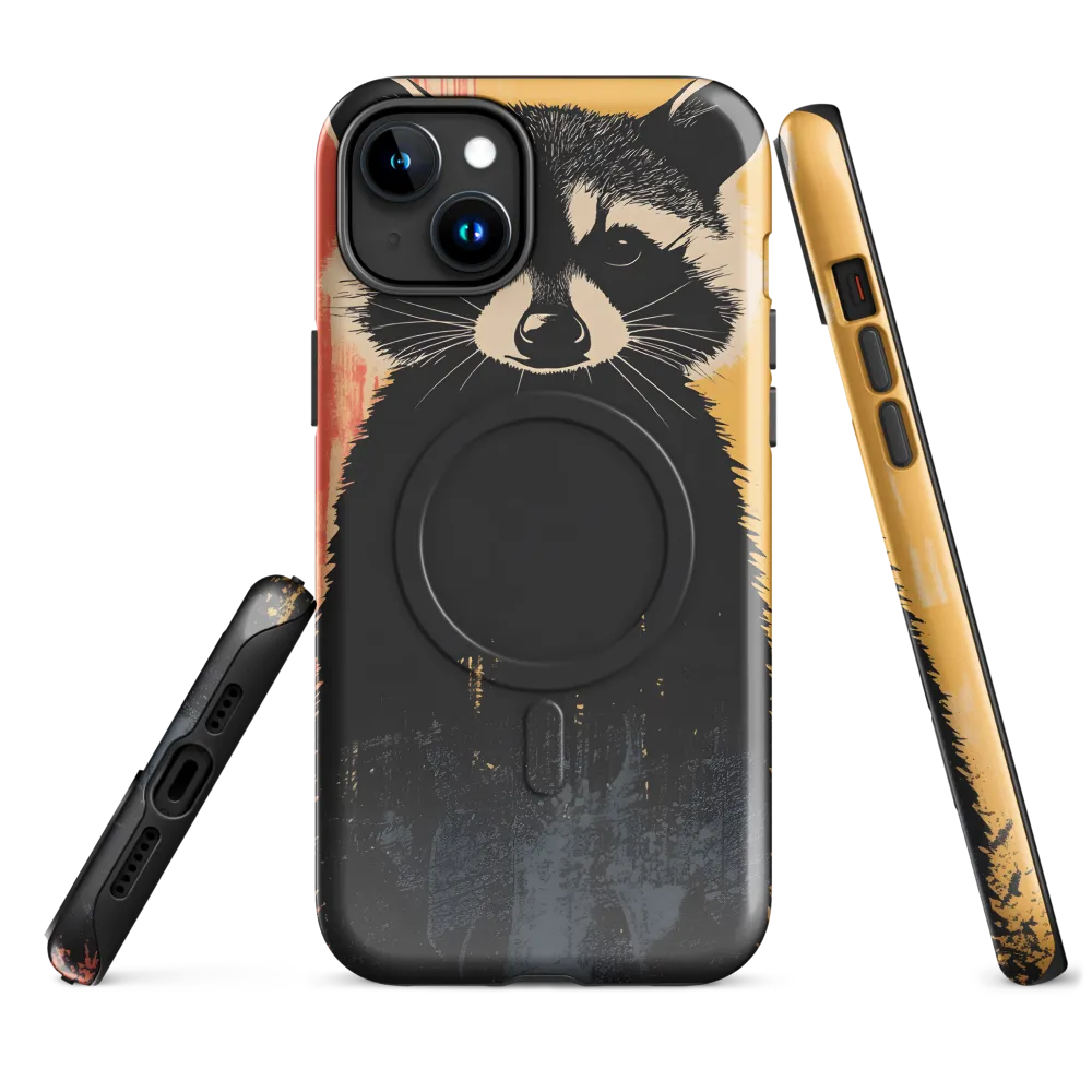 Whimsical Raccoon Portrait