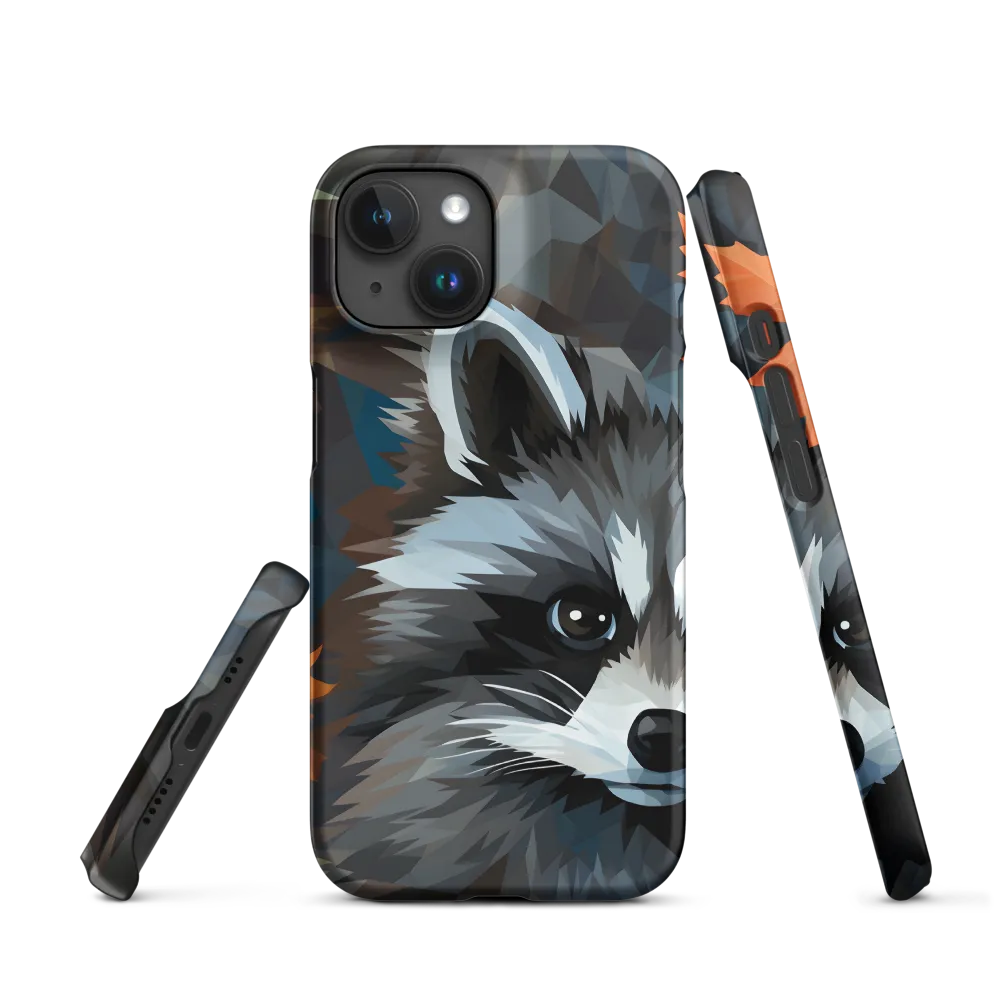 Whispers of Autumn: The Raccoon's Gaze
