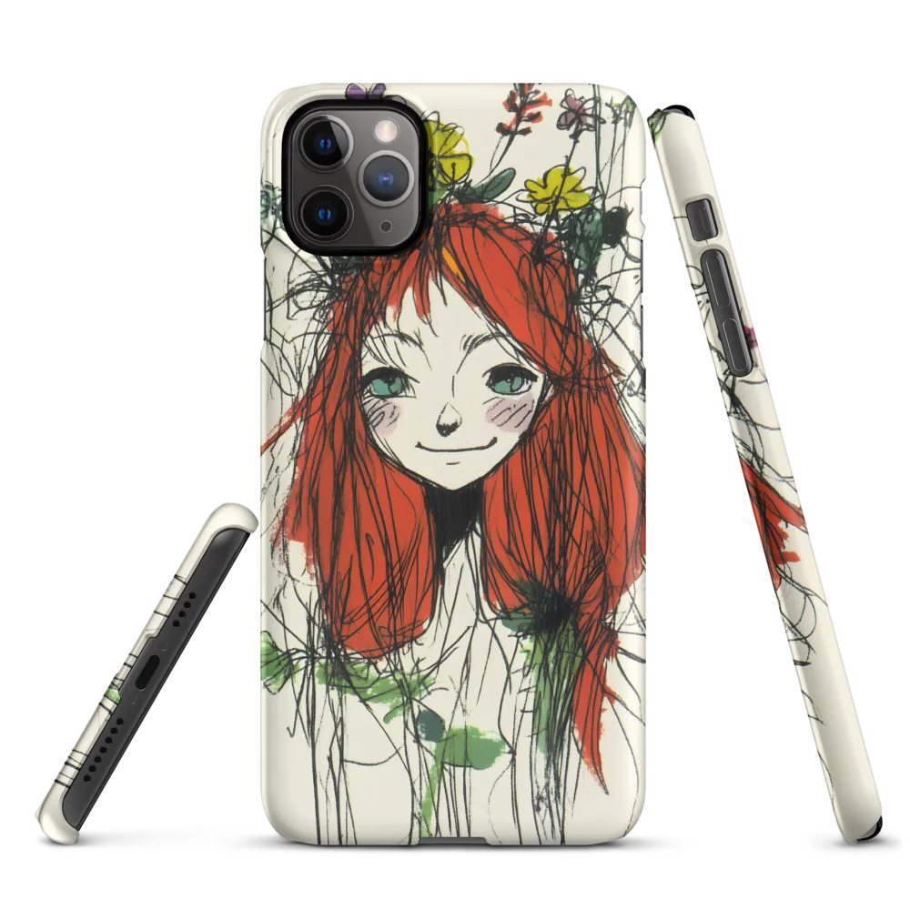 Whimsical Floral Portrait