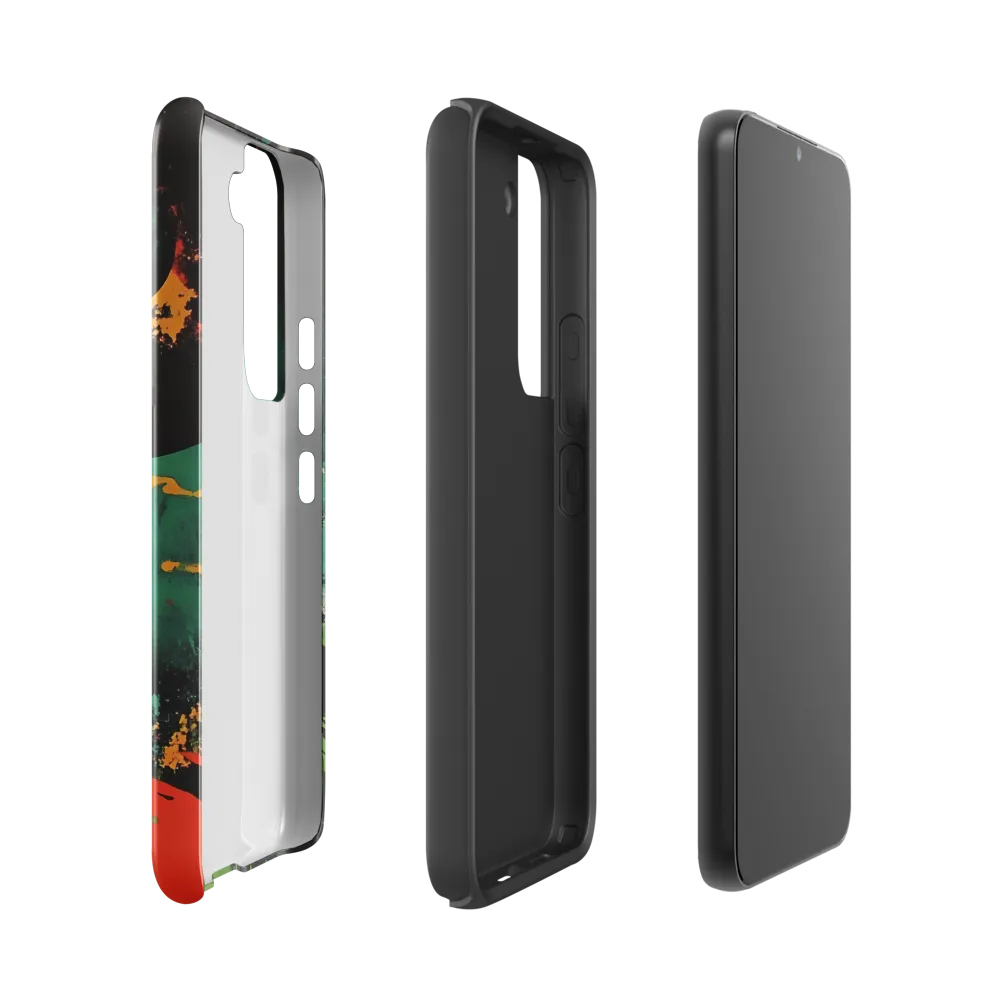 Journey Through the Cosmic Canvas | Phone Case |  S22 | Tough Case | Glossy