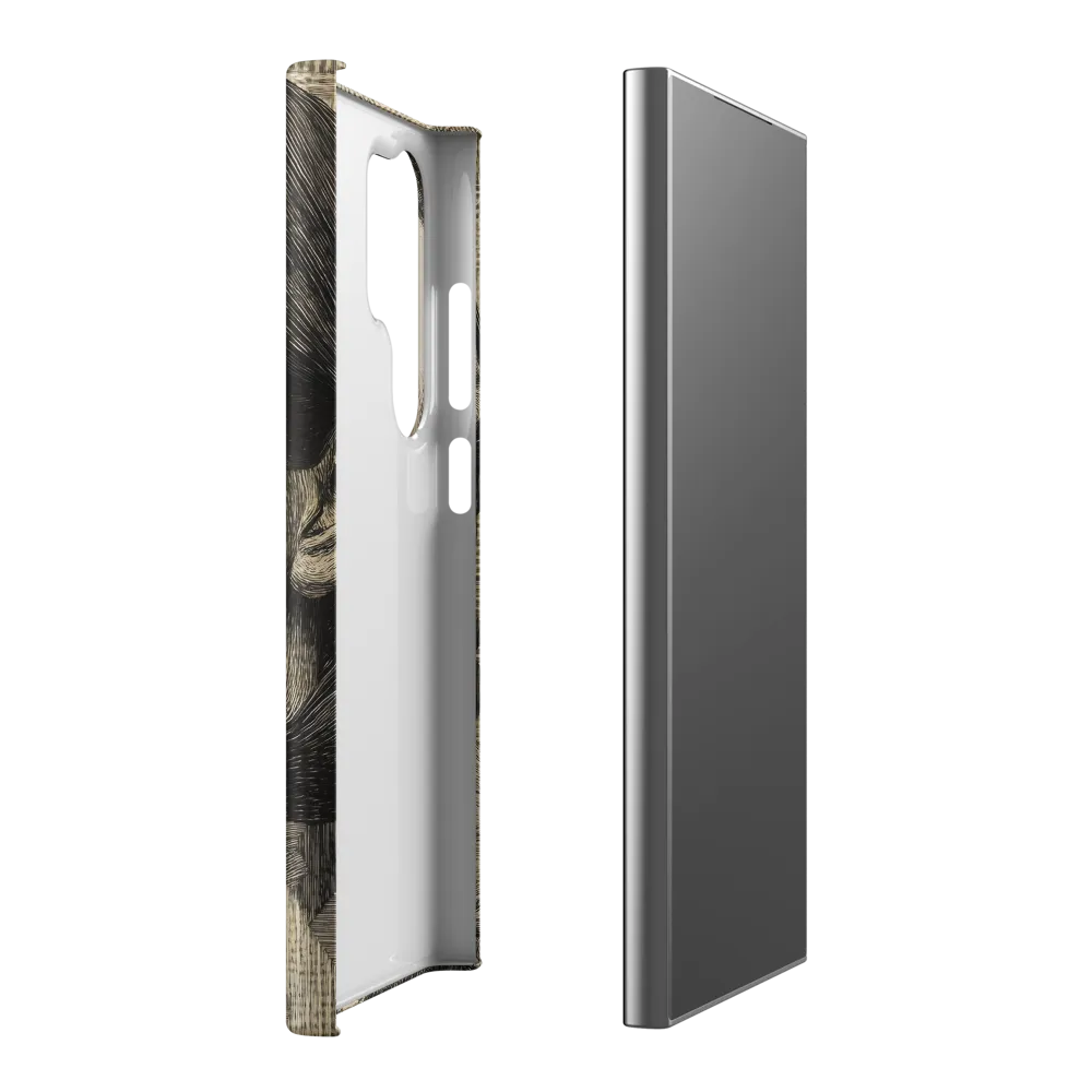 Contemplative Reflection | Phone Case |  S24 Ultra | Snap Case | Matte