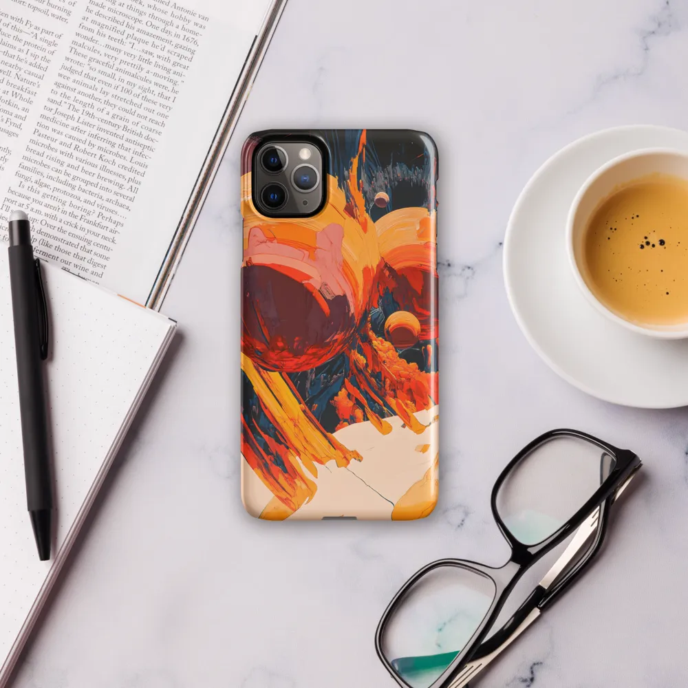 Celestial Fusion: A Cosmic Encounter | Phone Case |  11 Pro Max | Snap Case | Glossy