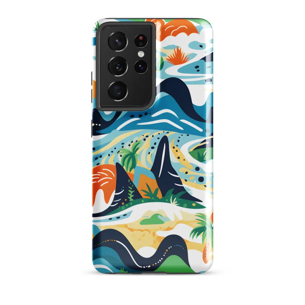 Abstract Tropical Landscape