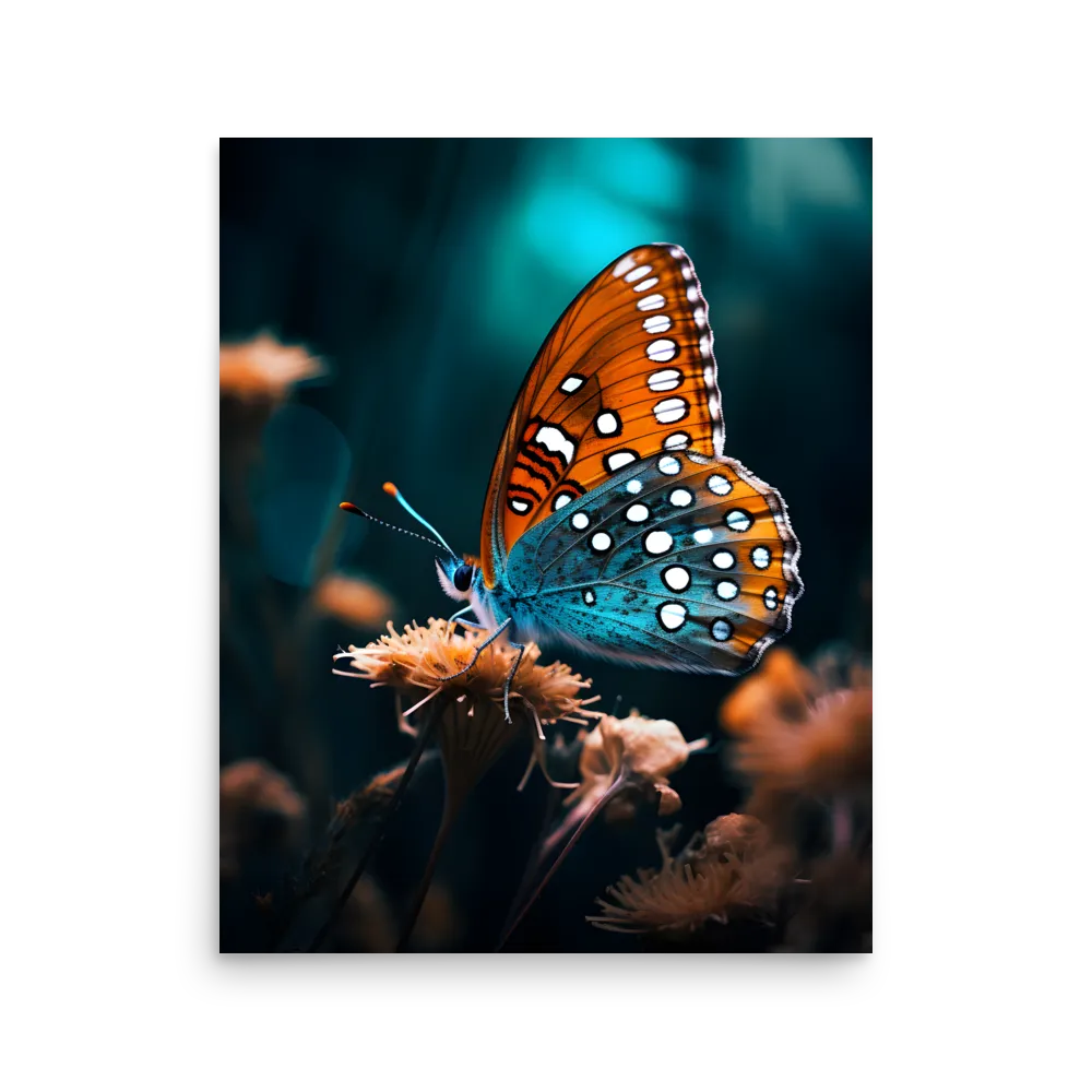 Whispers of Color: The Butterfly's Embrace | Poster | 16″×20″