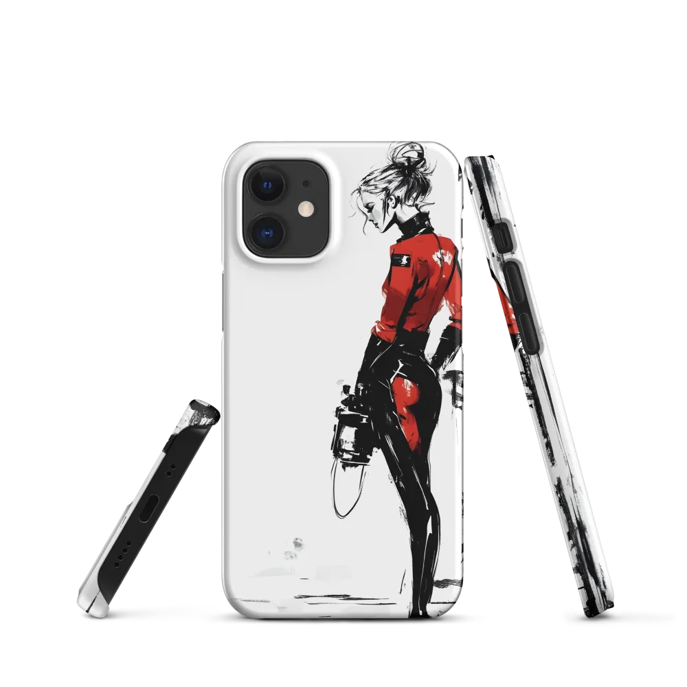 The Edgy Elegance | Phone Case |  12 Mini | Snap Case | Matte