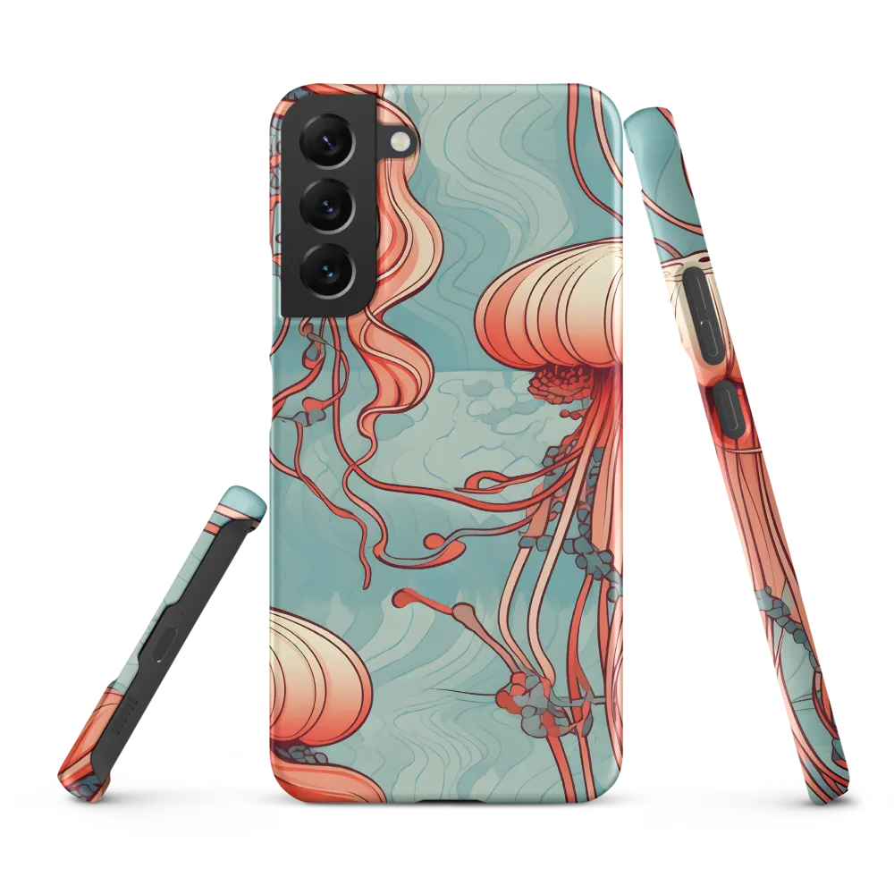 Ethereal Dance of Jellyfish | Phone Case |  S22 Plus | Snap Case | Matte