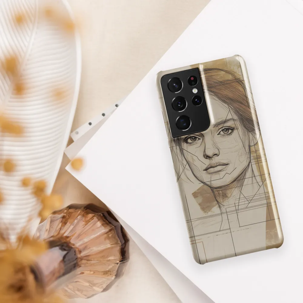 Geometric Elegance: A Modern Portrait