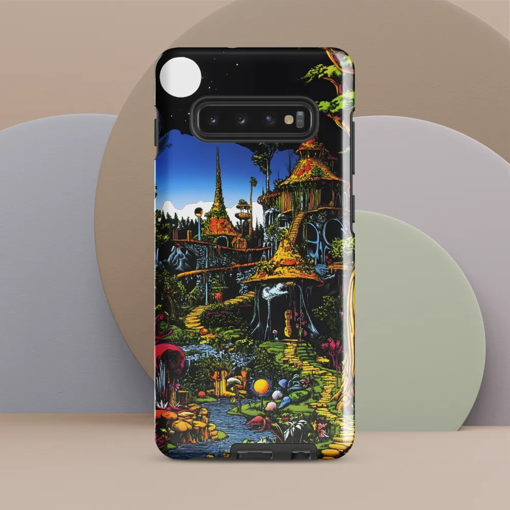 Whispers of a Neon Fantasy | Phone Case |  S10 Plus | Tough Case | Glossy