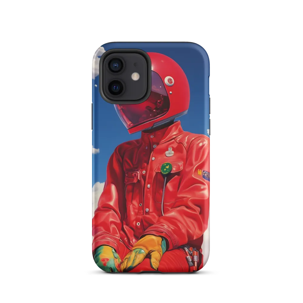 Astronaut in Crimson