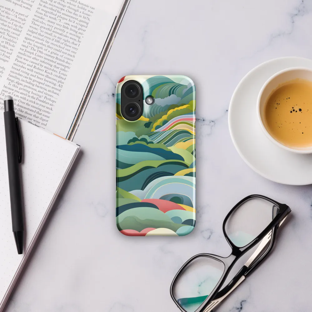 Waves of Serenity | Phone Case |  16 | Snap Case | Glossy