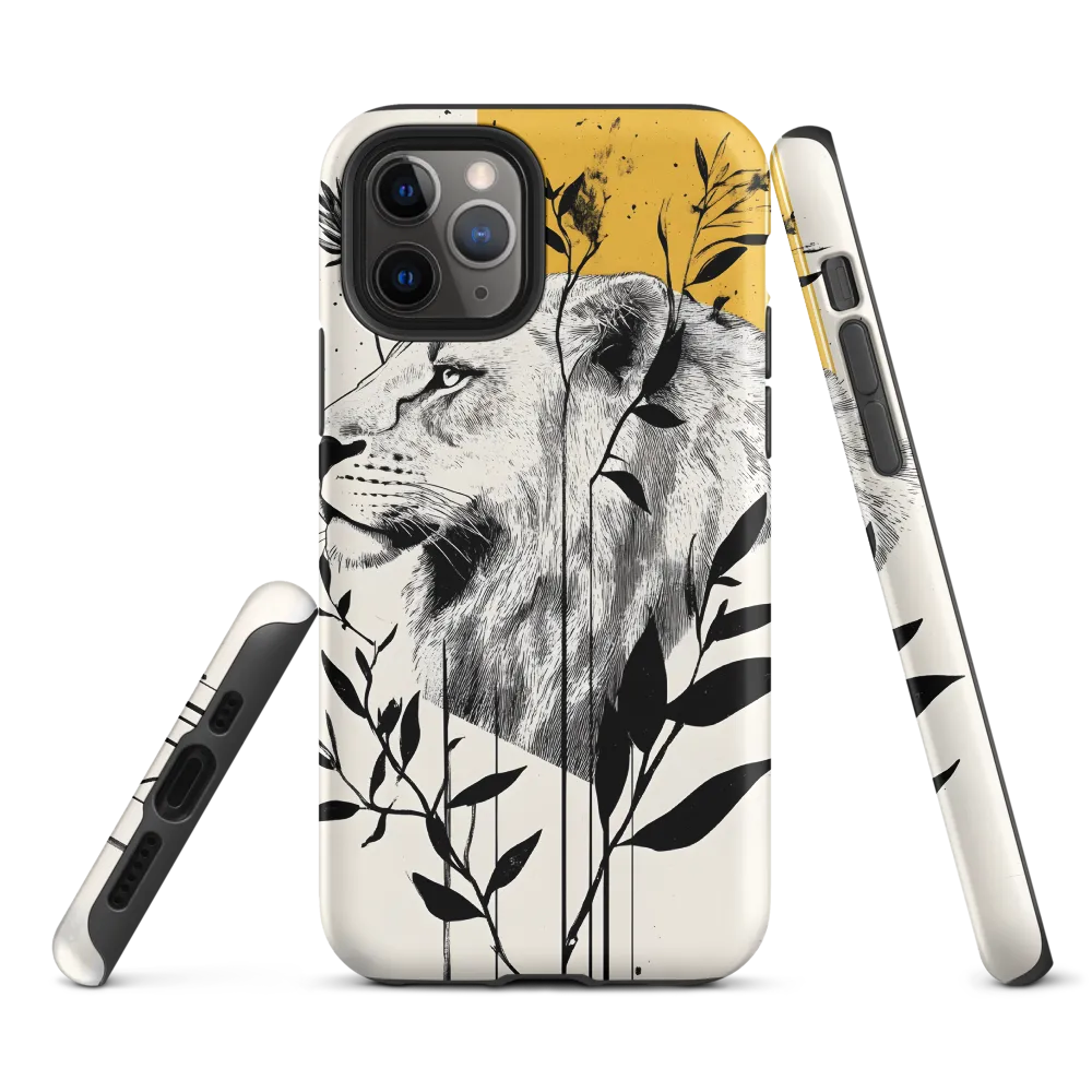 Regal Serenity: The Lion and Flora