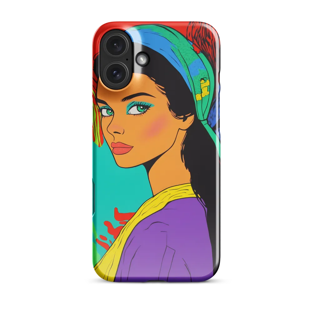 Vibrant Elegance | Phone Case |  16 Plus | Snap Case | Glossy