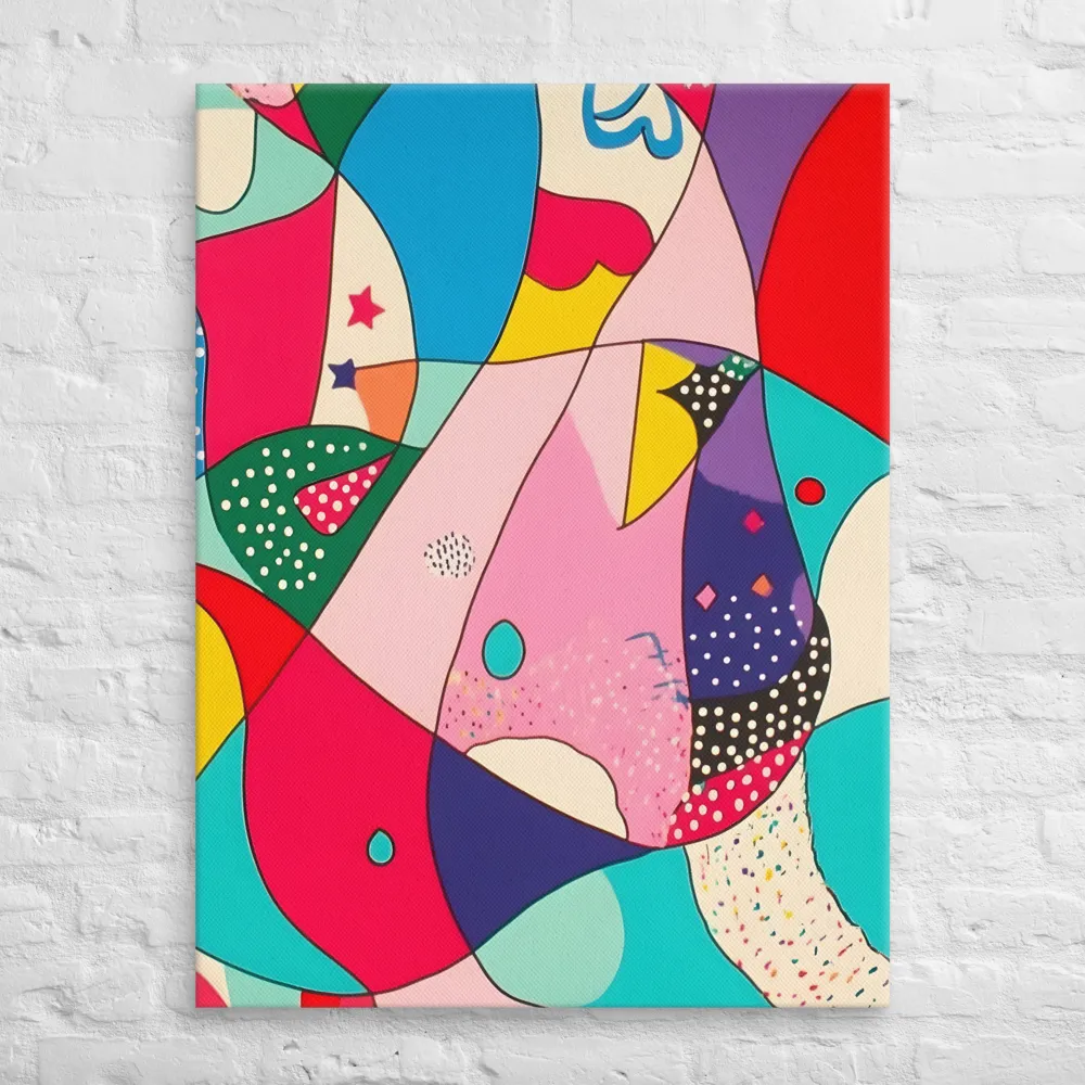Playful Geometry in Color | Canvas | 30″×40″