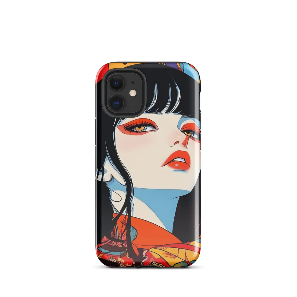 Vibrant Elegance | Phone Case |  12 mini | Tough Case | Glossy