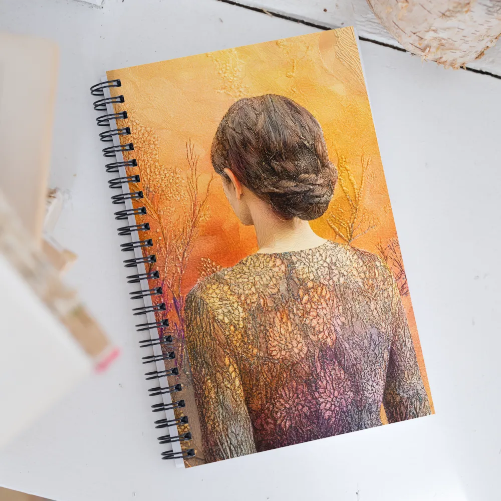 Harmony of Texture and Color | Spiral Notebook