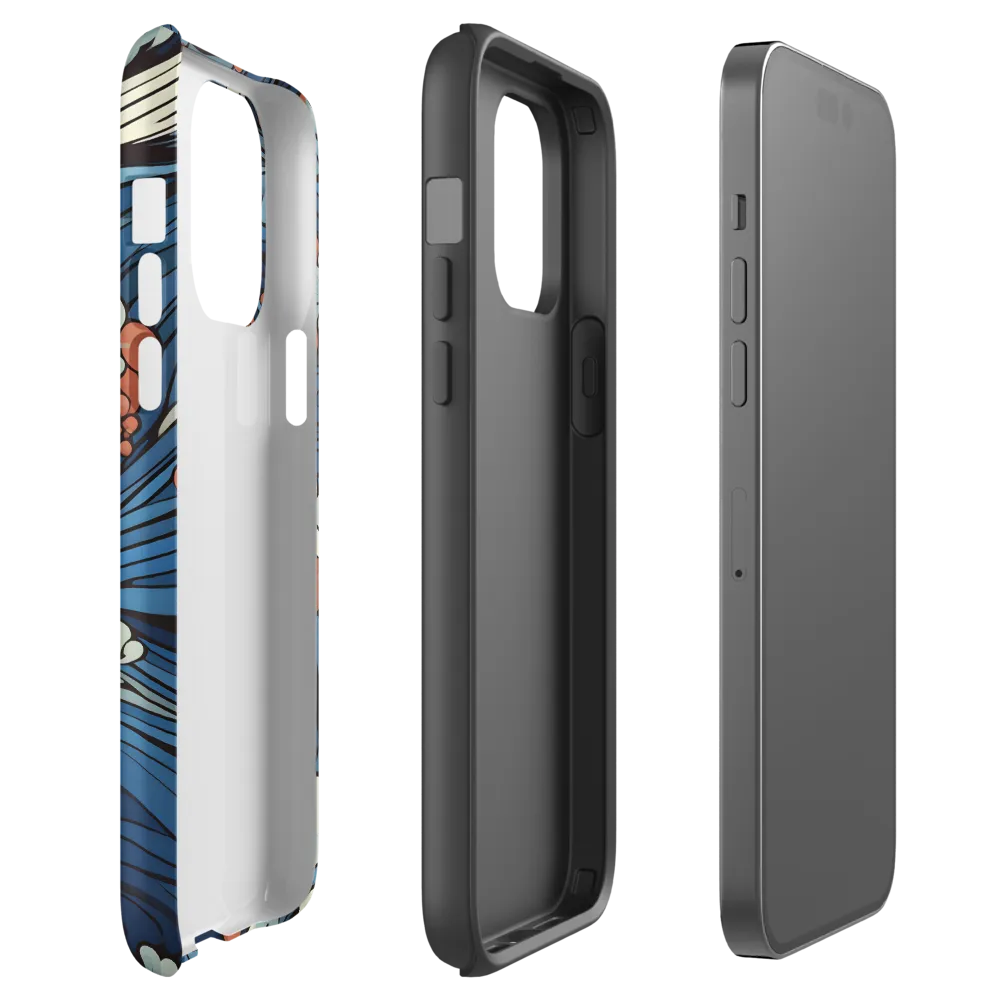 Nature's Elegance: An Oceanic Tapestry | Phone Case |  14 Pro Max | Tough Case | Matte