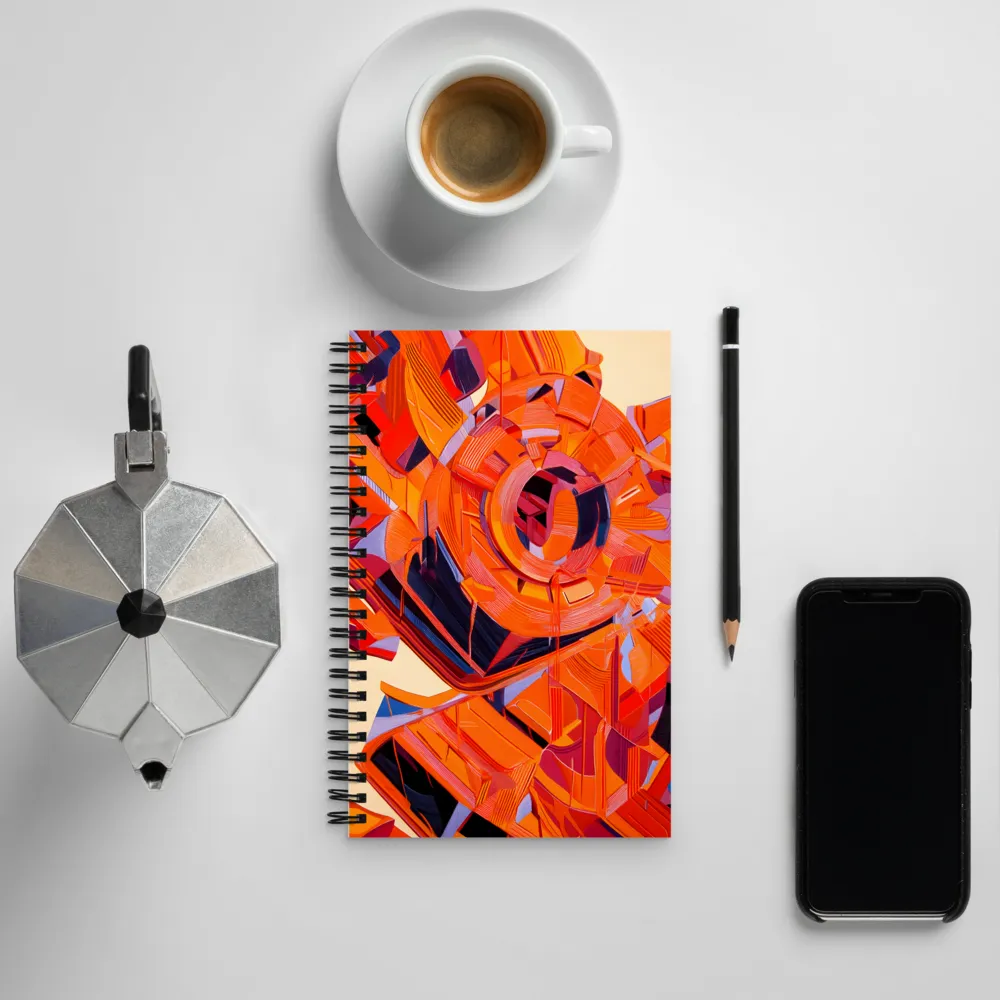 Vibrant Geometry | Spiral Notebook