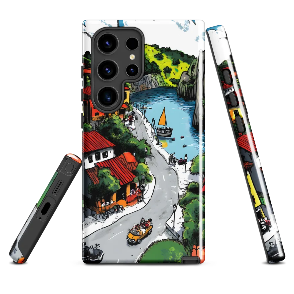Whimsical Village by the Water