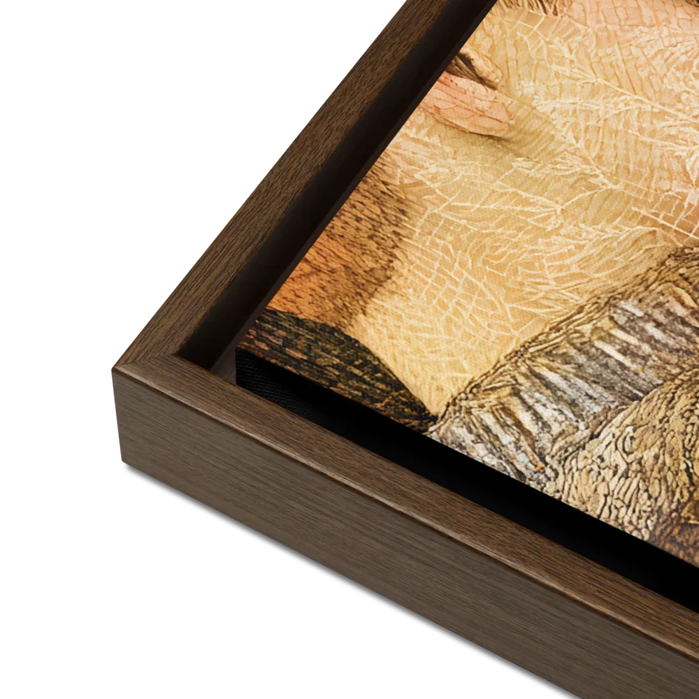 Embrace of Autumn | Canvas with Brown Frame | 18″×24″