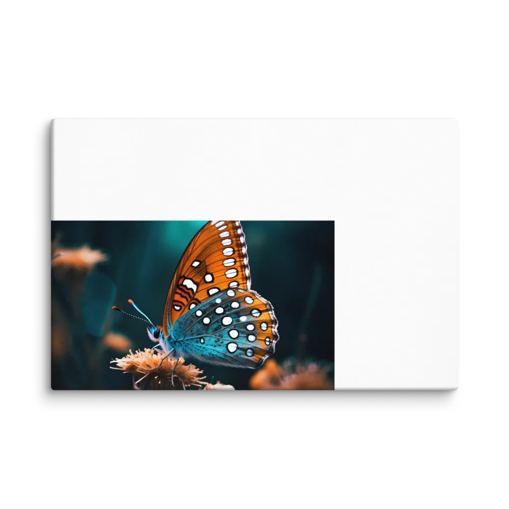 Whispers of Color: The Butterfly's Embrace