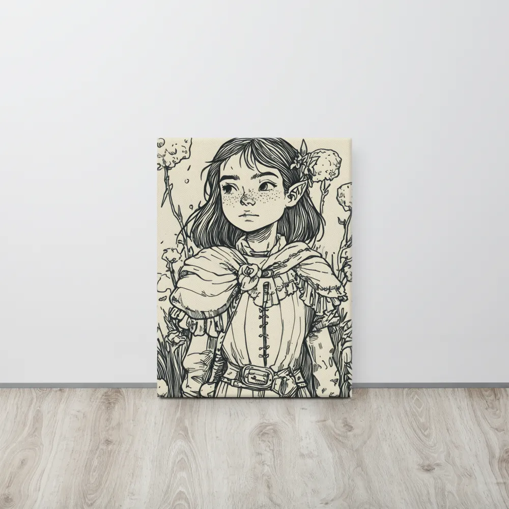 A Young Guardian of Nature | Canvas | 18″×24″