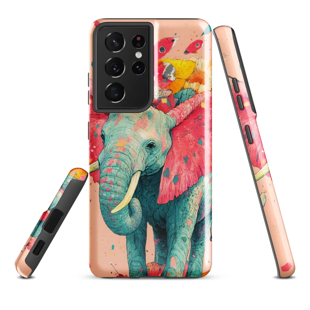 Whimsical Elegance: The Floral Elephant