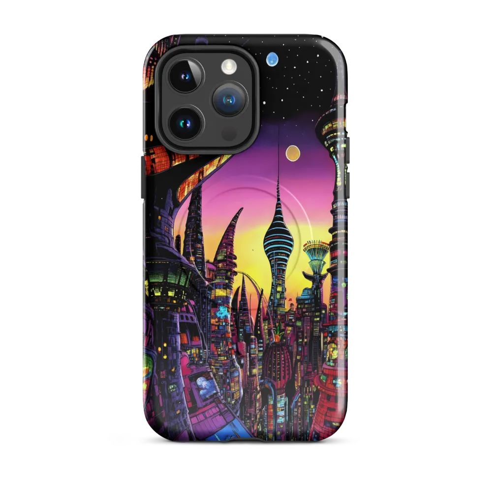 Futuristic Cityscape at Dusk