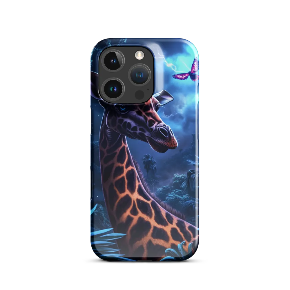 Mystical Giraffe in Twilight Jungle