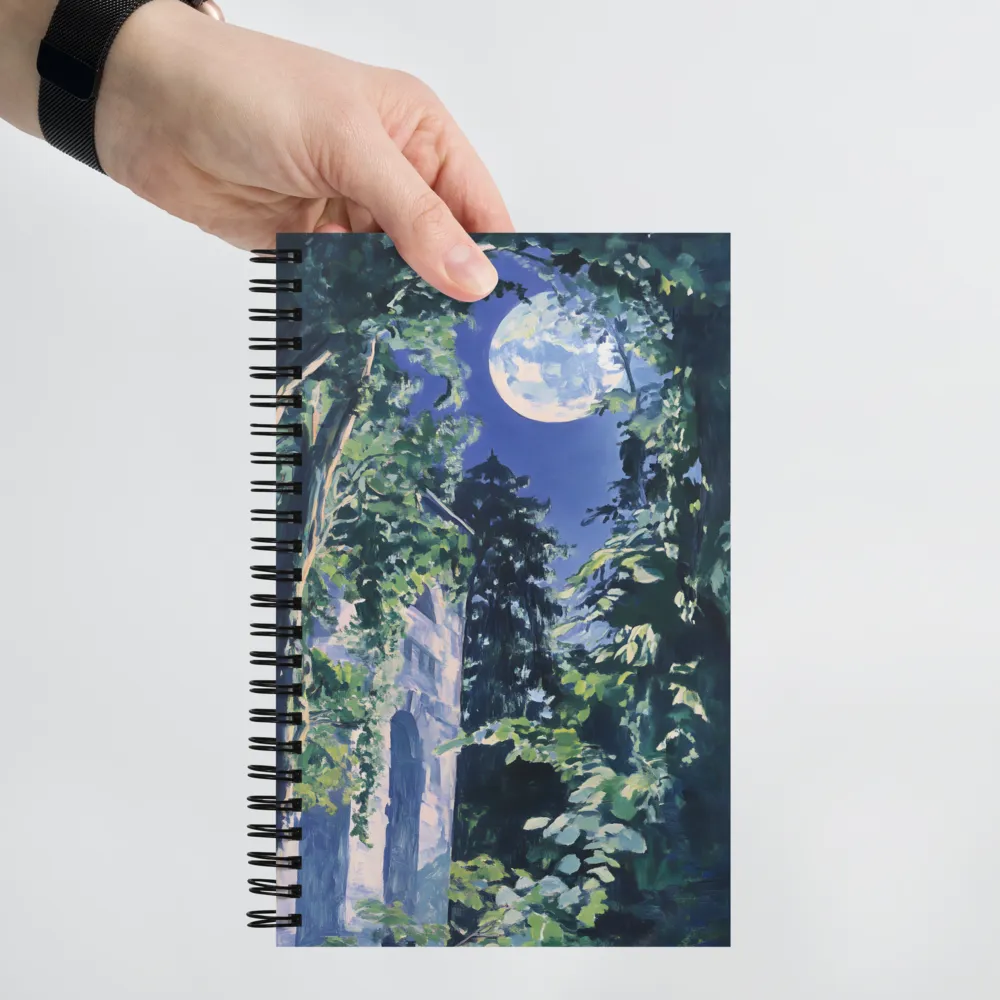 Moonlit Serenity | Spiral Notebook