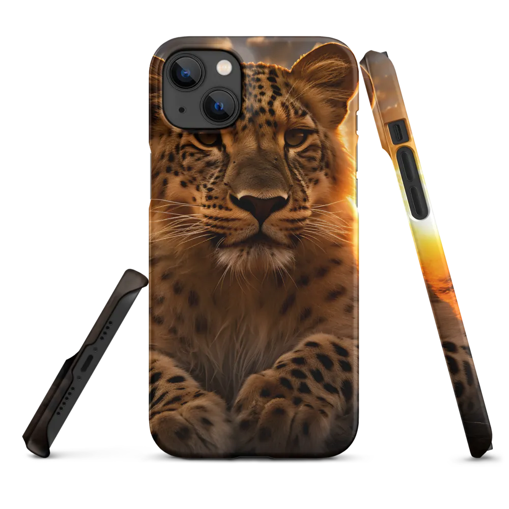 Regal Presence: The Leopard at Sunset
