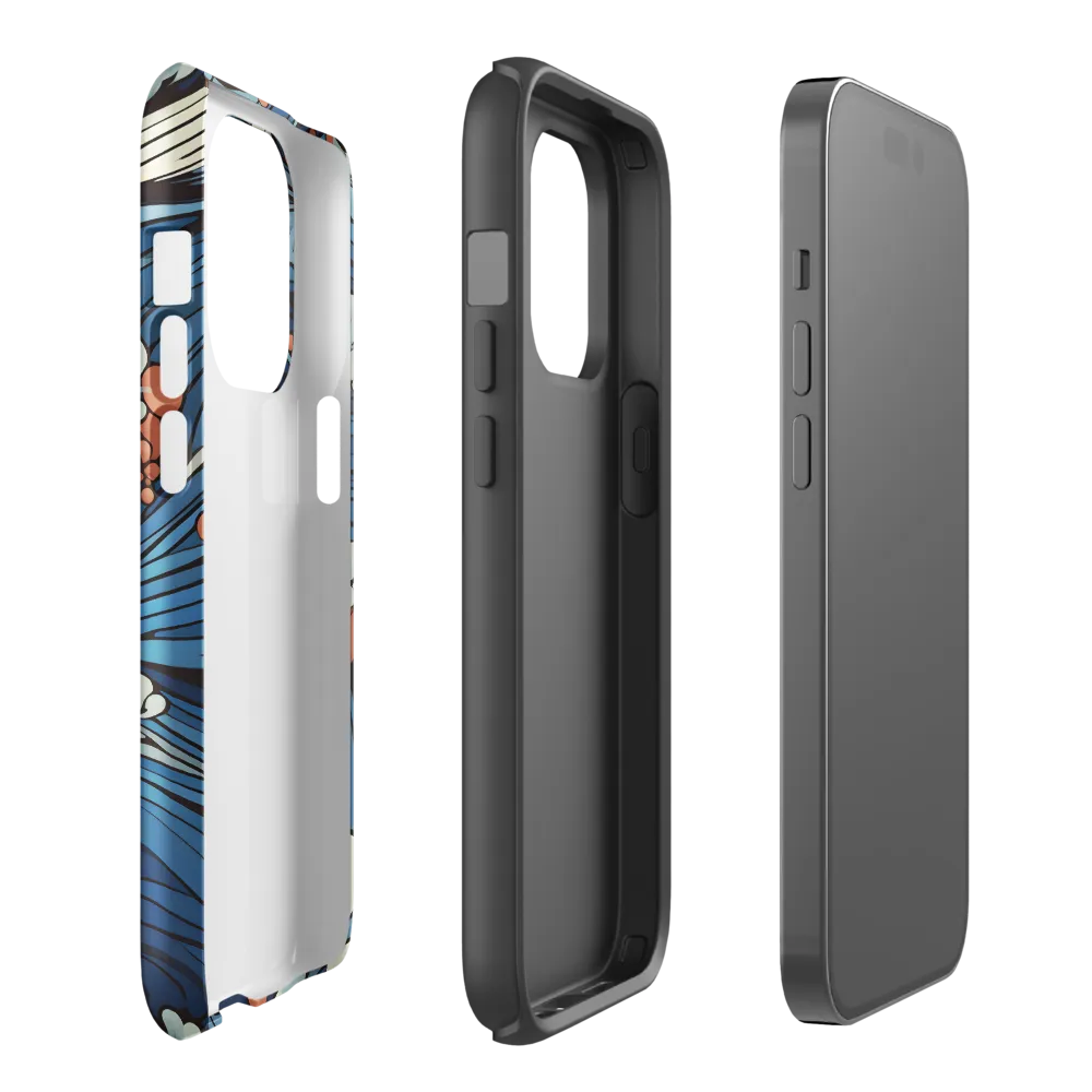 Nature's Elegance: An Oceanic Tapestry | Phone Case |  14 Pro | Tough Case | Glossy